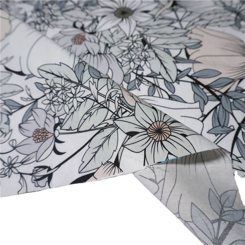 Printed Sleepwear Casual Poplin Fabric for Sleepwear Wholesale Supplie 2